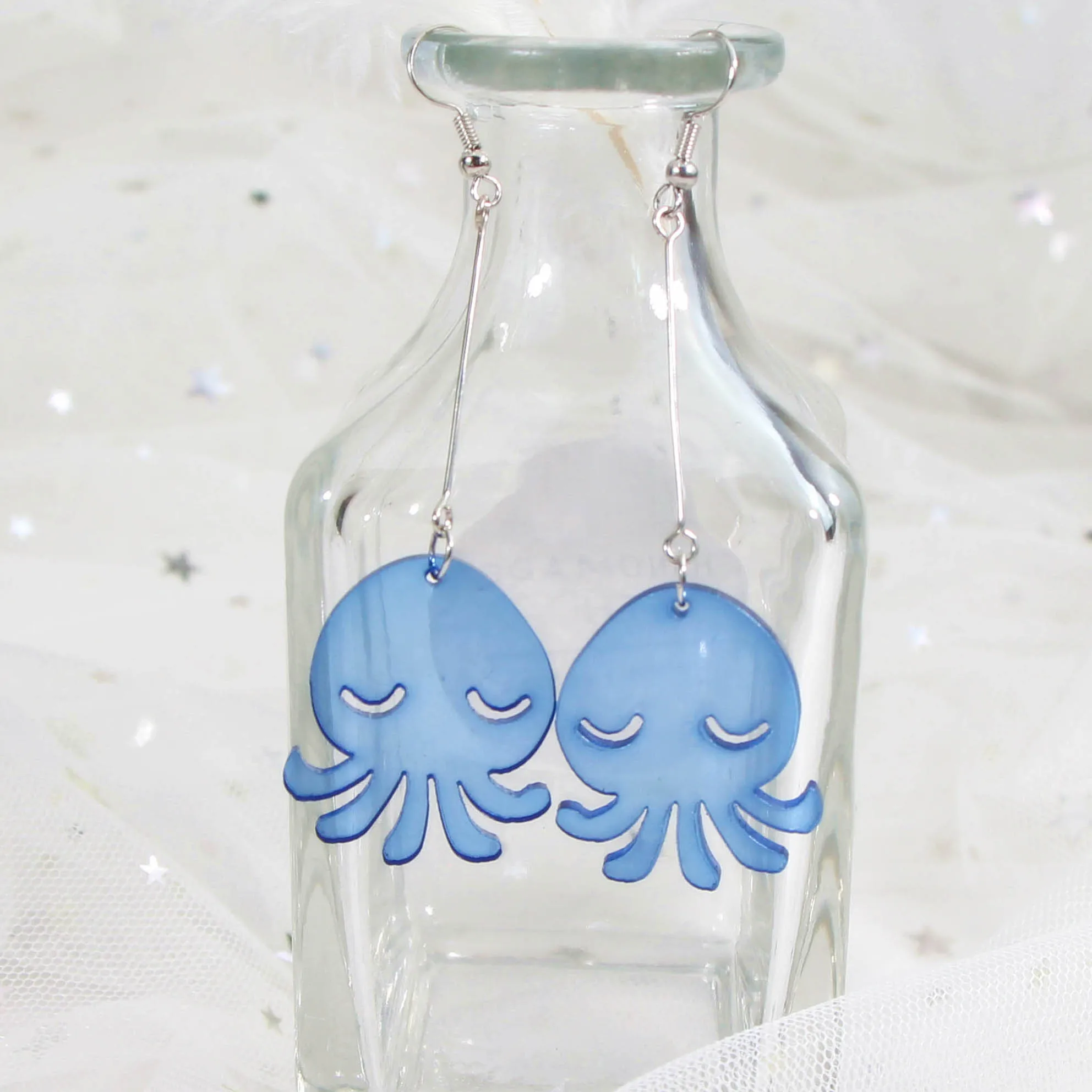 Cute Exquisite Acrylic Dinosaur Animals Drop Earrings Rabbit Octopus Punk Cartoon Long Earrings For Women Girls