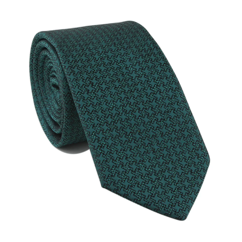 Мужской галстук, полиэстер, деловая рубашка, галстук в форме стрелы, пряжа, жаккард, профессиональный костюм, галстук - Цвет: 033
