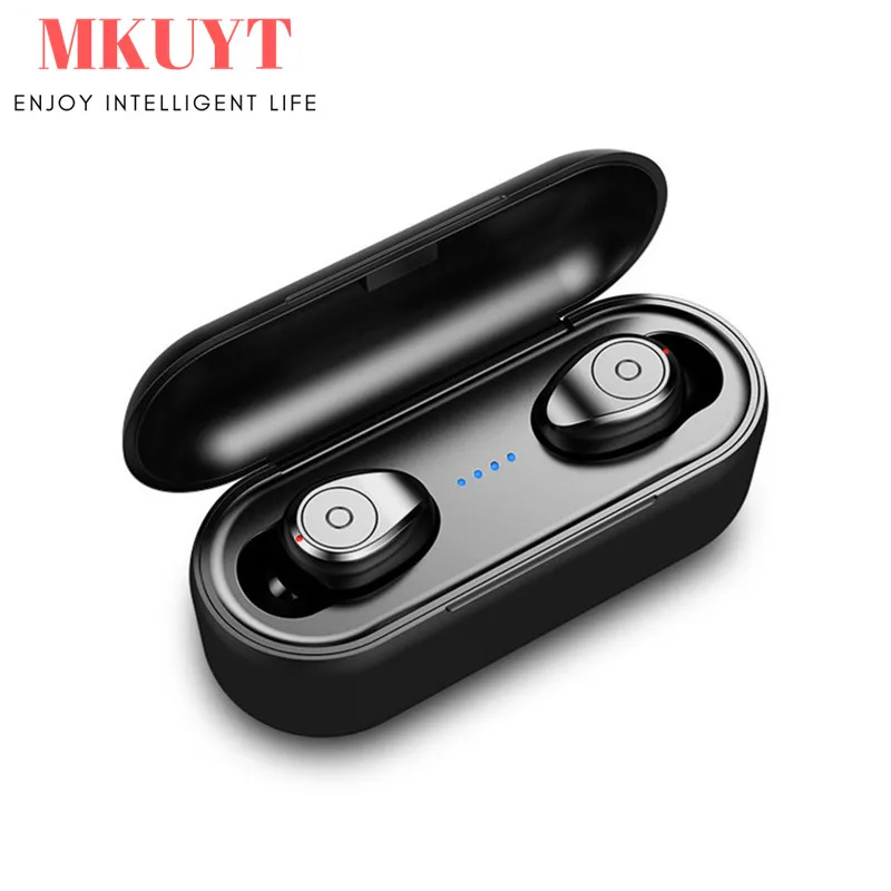 MKUYT F9 Mini 5D стерео Беспроводная гарнитура Bluetooth наушники IPX7 водонепроницаемые