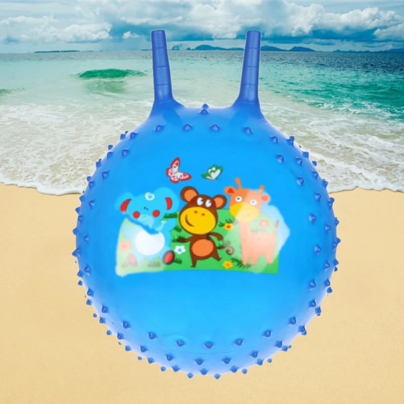 Новый 18 &quotмассажный надувной прыжок мяч Хоппер ретро с ручкой подарок F3ME|Мячики|