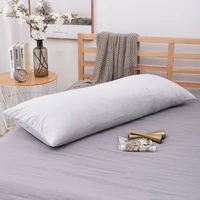 Housse de coussin en peluche Super douce, taie d'oreiller longue et unie, style nordique, grande taille, fermeture éclair, pour lit, canapé, décoration de la maison 3