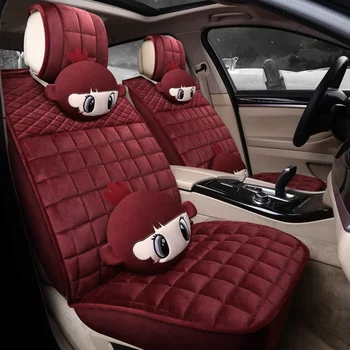 

Winter Auto Full coverage Seats Covers Plush Car Seat Cover for Chevrolet malibu corvette tracker captiva niva trailblazer