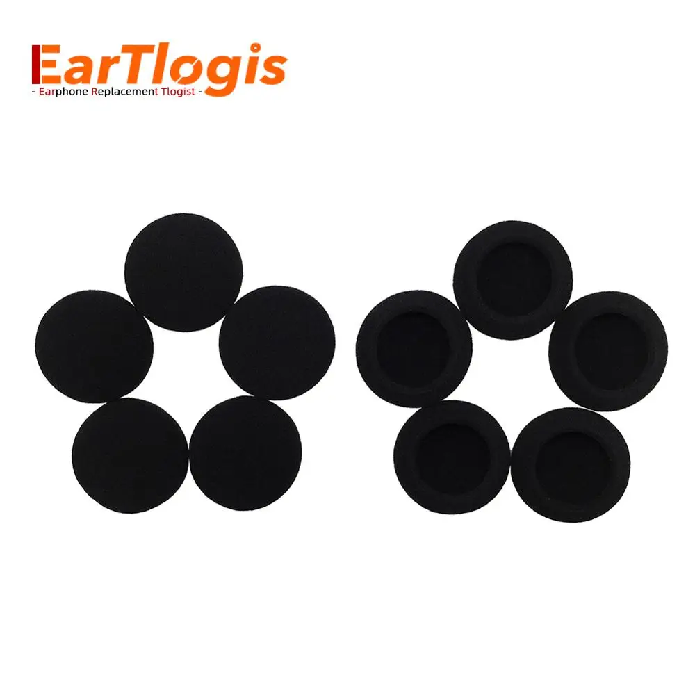 

EarTlogis Sponge Replacement Ear Pads for Sony MDRAF845 MDR-AF845 Headset Parts Foam Cover Earbud Tip Pillow