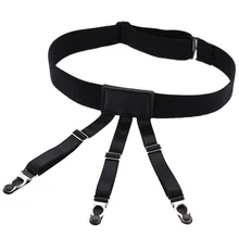 Горячая для мужчин и женщин официальная одежда Рубашки Топы против морщин против скольжения зажим для чулок-ног кольцо подвязки