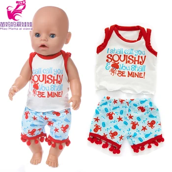 

43cm Baby Doll Riding clothes for babynew born doll clothes 18 Inch American OG girl Doll jacket