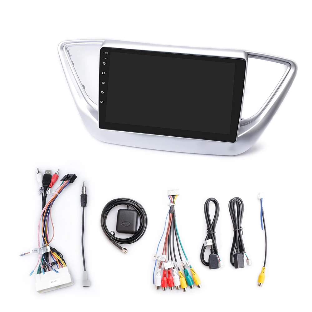 Автомагнитола ISUDAR для Hyundai/Solaris/Verna 2017 2018 2 din Android 9 мультимедиа GPS ОЗУ Гб ПЗУ 32 ГБ USB