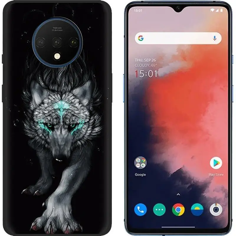 6 Для oneplus 7T чехол тонкий мультяшный Мягкий ТПУ силиконовый чехол для One plus 7T Coque Funda 6,55 ''чехол для телефона s для oneplus 7 t 7 t - Цвет: 6