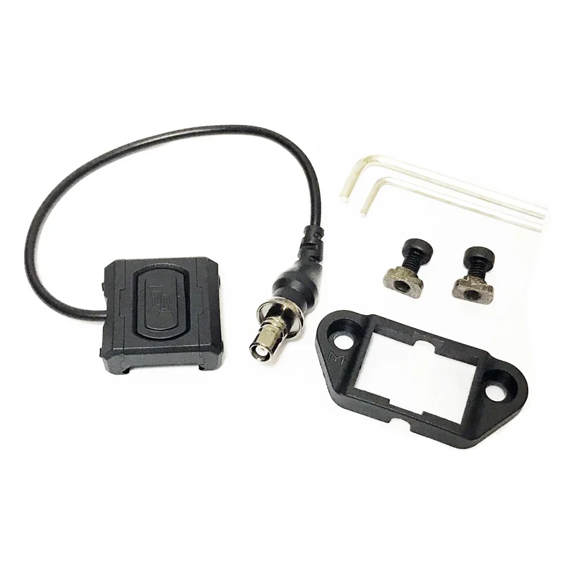 

Tactical ModButton Pressure Lite Remote Switch Mlok Keymod 20mm Rail M300 M600 Airsoft Torch Flashlight Switch