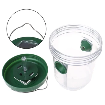 

LED Solar Powered Fly Trap Outdoor Plastic Insect Catcher Insect Mosquito Killer For In Tree Flying Bee Hornet Trap Catcher
