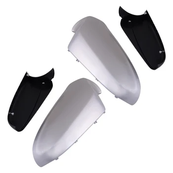 

1Pair ABS Side Wing Rearview Mirror Cap Cover & Lower Fit For Vauxhall Opel Astra H MK5 2004 2005 2006 2007 2008 2009
