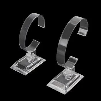 

1Pc Clear Acrylic Bracelet Watch Display Holder Stand Rack Retail Shop Showcase