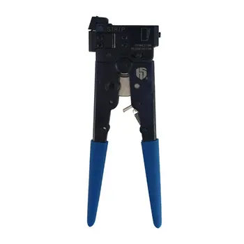 

1 Pc Duurzaam Coax Compressie Crimper Tool Bnc/Rca/F Crimp Connector RG59/58/6 Cable Cutter verstelbare Krimpen Plier