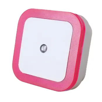 

Practical Portable durable Square led light control induction night light bedroom bedside wall lamps