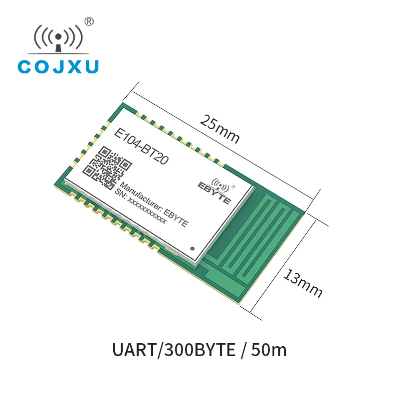 EDR2.1 Bluetooth 2,1 RTL8760ATT последовательный порт IoT трансивер модуль E104-BT20 по команде SMD UART 2,4 приемник передатчика GHz