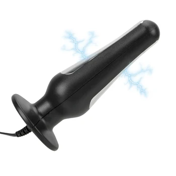 IKOKY Electric Shock Anal Plug Prostate Massager Electro Sex Toys for Women Medical Themed Adult Products Butt Massage 5