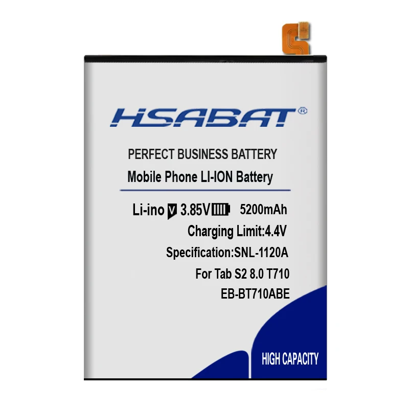 HSABAT 5200 мА/ч, EB-BT710ABE EB-BT710ABA Батарея для samsung Galaxy Tab S2 8,0 SM-T710 T715 T715C T719C