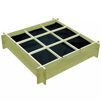 

vidaXL Planter 90x90x20 cm FSC Impregnated Wood