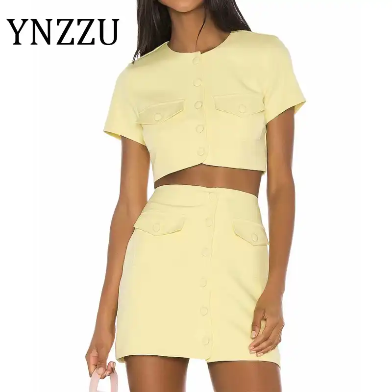 yellow summer blouse