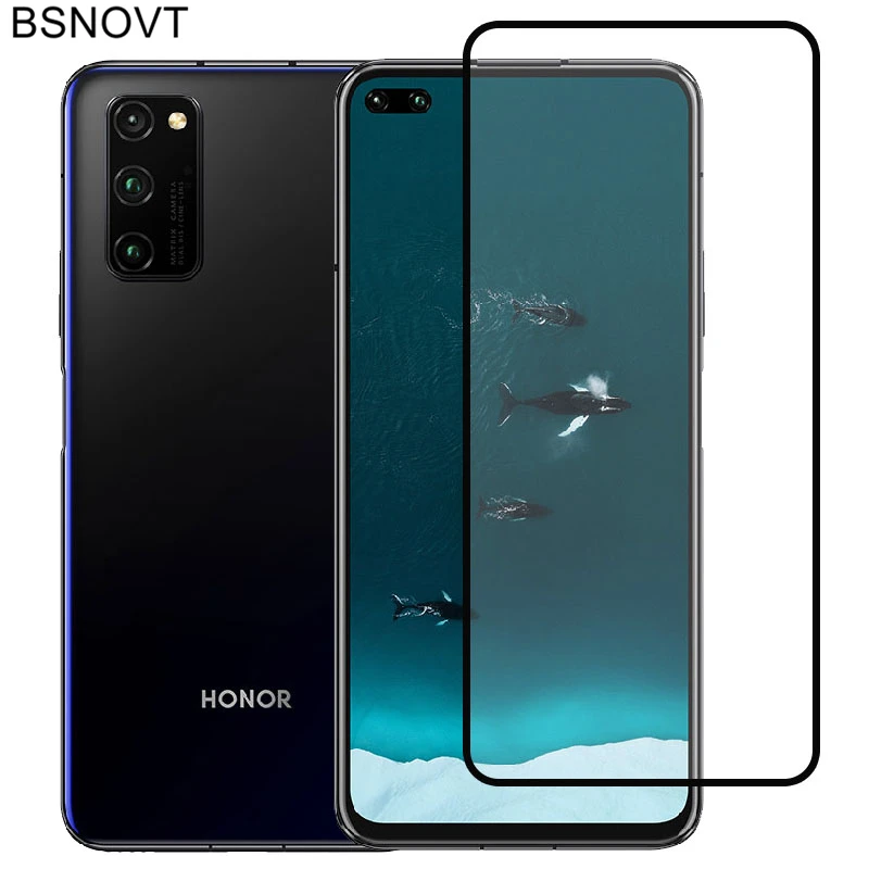 2 шт. Защита экрана для Huawei Honor V30 Pro стекло с полным клеем закаленное пленка View 30 |