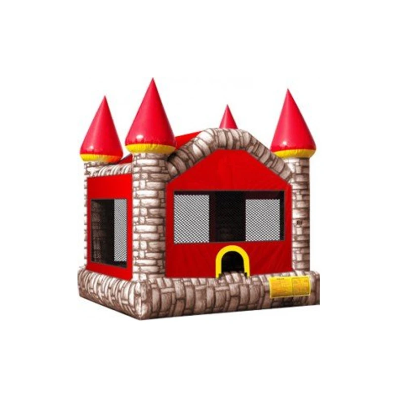 

PVC Inflatable Brick Castle Bounce House Inflatable Bouncy Castle Indoor Outdoor For Kids Playground Family Day