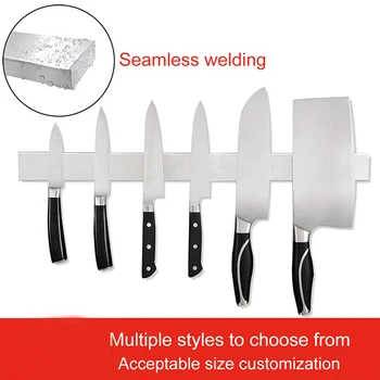 

Professional Magnetic Knife Strip Stainless Steel Magnetic Knife Holder Rack Kitchen Knife Stand Bar kitchen Accessories