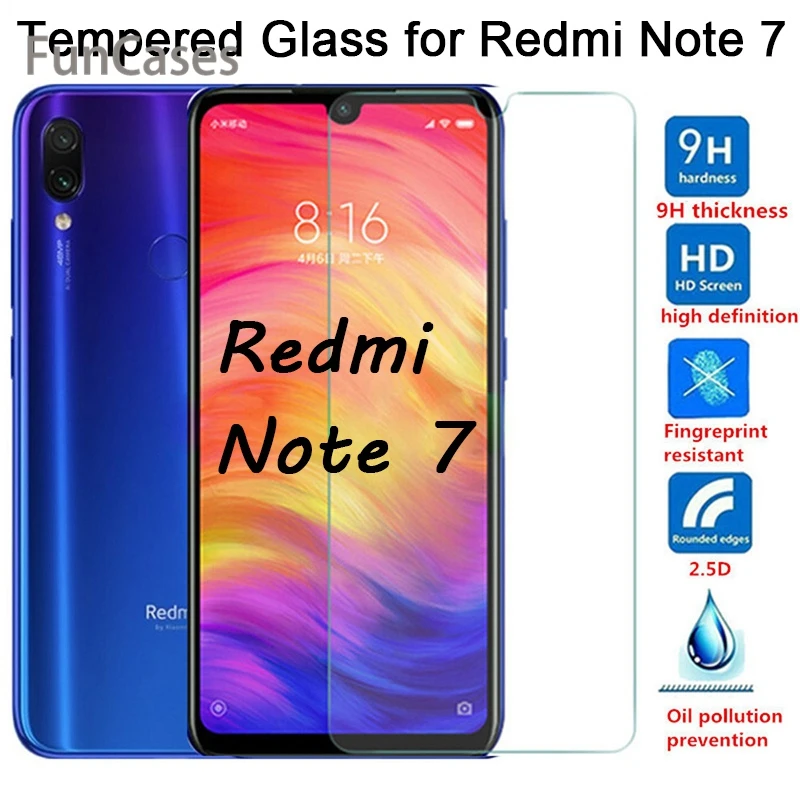 Закаленное стекло для телефона для Redmi Note 7 защитная пленка для экрана для Xiaomi Redmi Note 6 Pro 5A Prime 5 6A Sklo защита