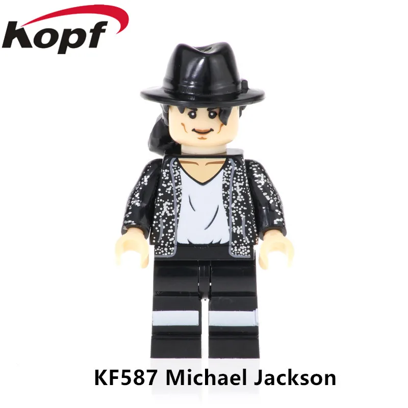 

KF587 Single Sale Action Figures Michael Jackson Shanks Sabo Chiba Mamoru Building Blocks Education Gifts Toys For Children