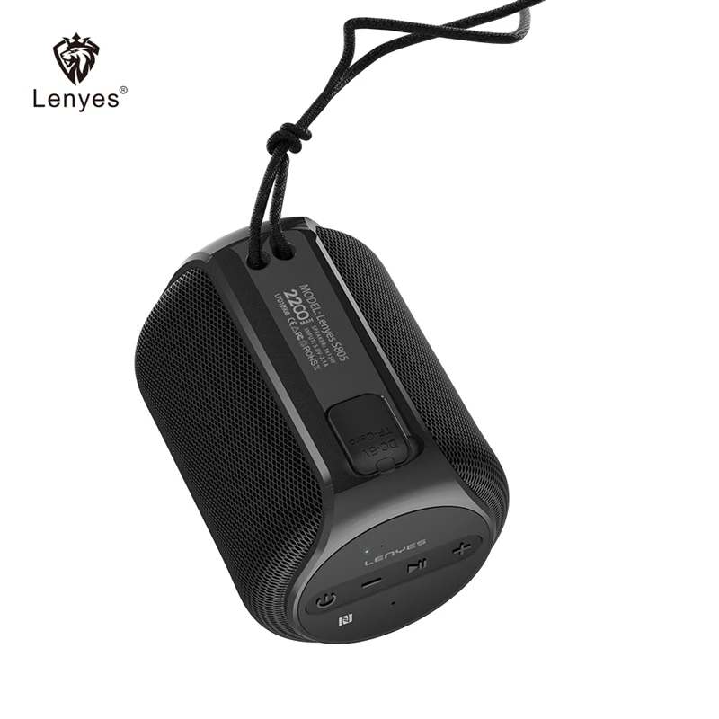 Bluetooth 4 2 TWS колонки Lenyes водонепроницаемые IPX6 с объемным звуком на 360 градусов 15 Вт