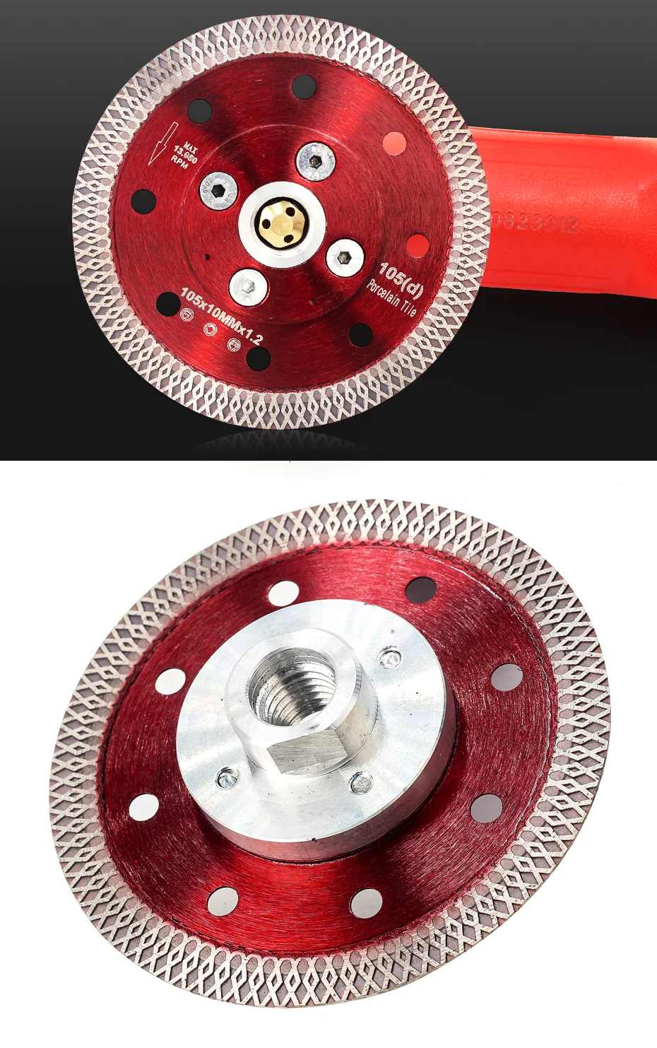 105/115/125mm Super Thin Diamond Tile Saw Blade with M14 Arbor for Cutting Ceramic or Porcelain Tile