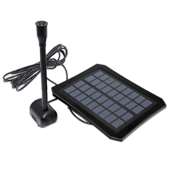 

CSS 1.5W Solar Fountain Pump, Solar Water Pump Floating Fountain Built-In Battery, for Bird Bath, Fish Tank, Pond Or Garden Deco