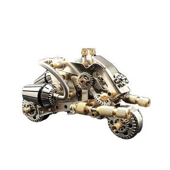 

DIY Stainless Steel 3D Puzzle Model Kit Assembly Jigsaw Model Building Kits Toys For Kids For Home Decor - Crazy Motorcycle