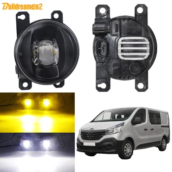 

Fog Light Assembly H11 Car Front Bumper LED Lens Fog Lamp Daytime Running Light 30W 12V For Renault Trafic 2003 2004 2005 2006