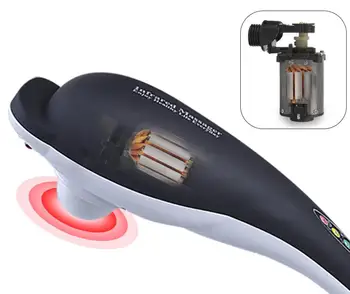 

Electric Dolphin Massager Back Massage Hammer Vibration Infrared Stick Roller Cervical Body Massage