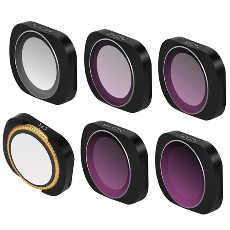 

Osmo Pocket Camera Filter Cpl/Uv/Nd 4 8 16 32 64 Neutral Density Filters Set For Osmo Pocket Optical Glass Lens Accessories