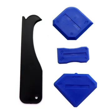 

4PCS High Quality Silicone Sealant Spreader Spatula Scraper For Door Caulk Tool Window Caulking Finishing Sealant Grout
