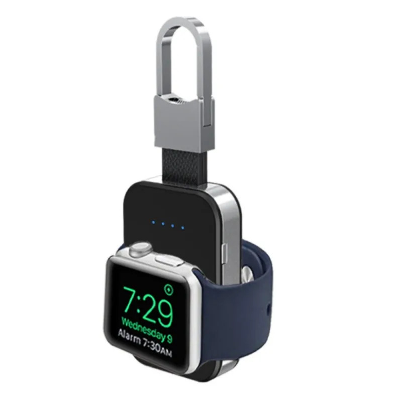 

Black Safe Efficient Watch Charger Portable Watch Wireless Charger For Watch 1/2/3/4
