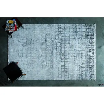 

Apex Supreme 5 'x 8' Viscose Grey Area Rug