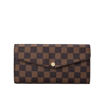 

2020 luxury multi-functional long purse lady bag European and American fashion purse plaid trend note zero clutch bag