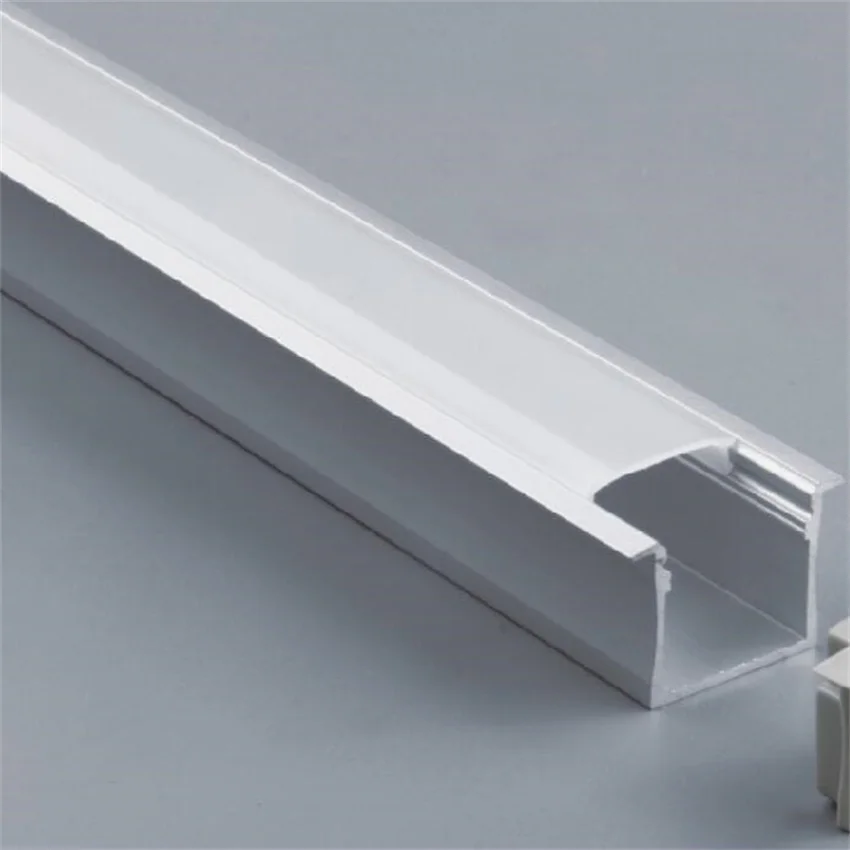YANGMIN  0.5M/PCS U-shaped aluminum profiles with cover and end caps