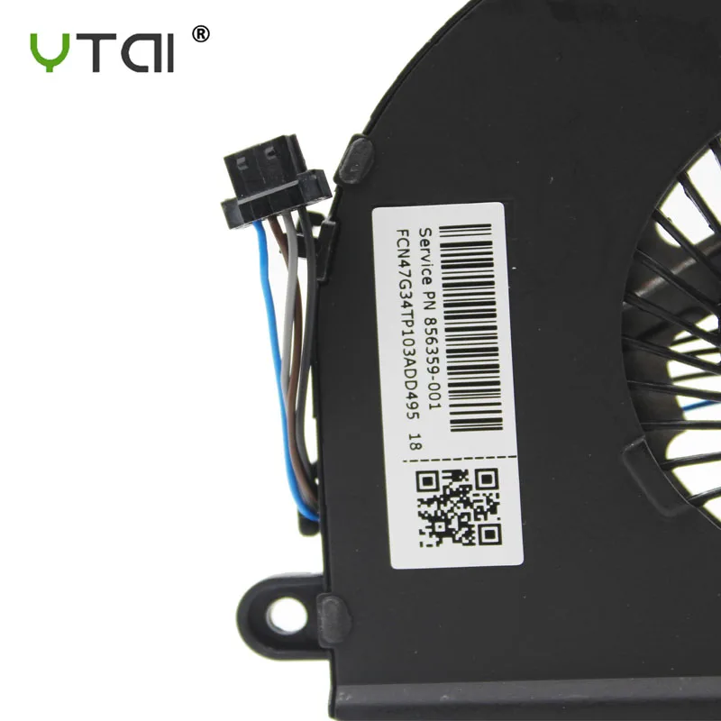 856359-001 вентилятор процессора для hp 15-AU 15-au006tx 15-au034TX 15-au113tx 15-au620tx 15-au623tx Вентилятор охлаждения процессора кулер