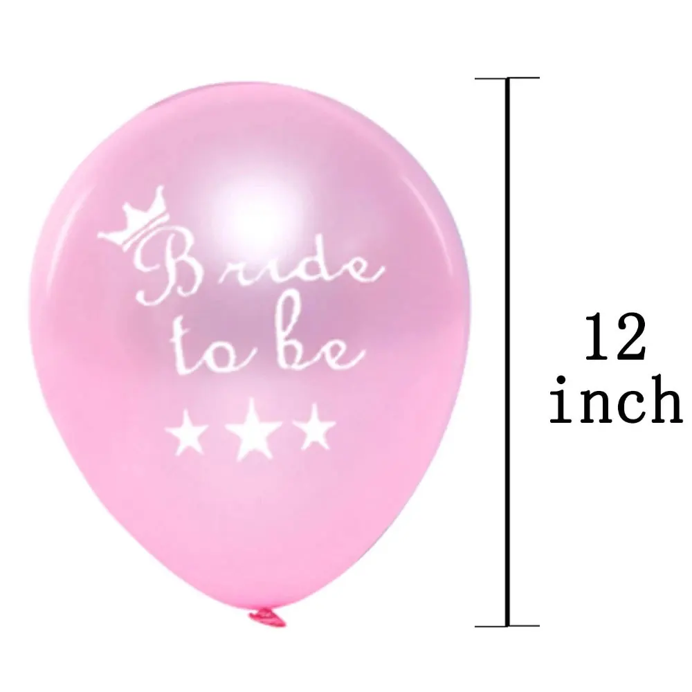 12 дюймов с надписью &quotBride to be&quot воздушных шаров из латекса розового золота