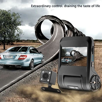 

Dash Camera Built-In WiFi Car Dashboard Camera with 1080P FHD Driving Recorder for G-Sensor WDR Parking Monitor Mini Camcorder