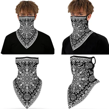 

Motorcycle Balaclava Face Neck Gaiter Ring Tube Scarf Moto Triangle Bandana Quick Dry Head Cover Headband Men Women Girls