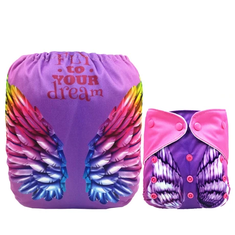 diaper cover 8 Мягкие дышащие детские Новорожденные многоразовые подгузники ткань с полиуретановыми нитями AIO Карманный моющийся подгузник крышка мультфильм животных дизайн подходит от 3 до 15 кг - Цвет: diaper cover 8