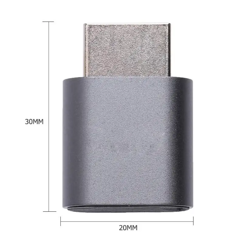 HDMI Virtual Display Adapter HDMI DDC EDID Dummy Plug Lock Latest Chip Low Power Consumption No Heat Plate for BTC Mining