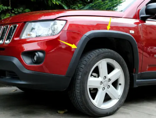 Переднее и заднее колесо крыло вспышки крышка протектор 10 шт. для Jeep Compass 2011