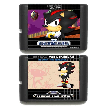 

16 bit MD Memory Card for Sega Mega Drive for Genesis Megadrive - Shadow In Sonic The Hedgehog