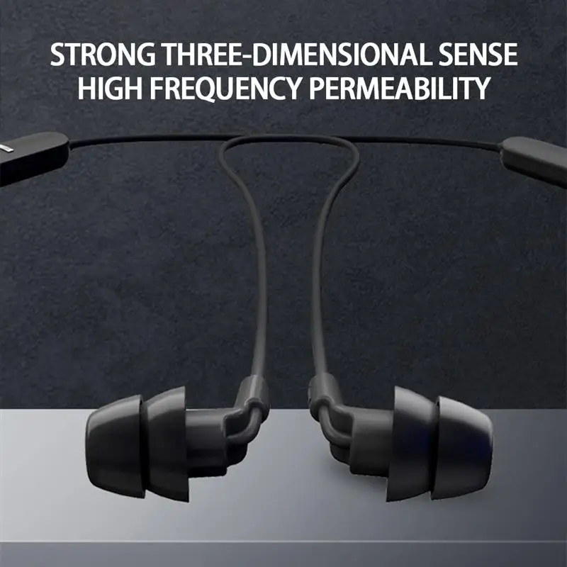 Bluetooth 5 0 Earphone 8D HD Stereo Wireless Sport Earphones Halter Neck in Ear Earbuds for Gym Running Workout Sleeping