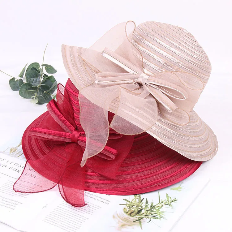 

Mingli Tengda Big Along Wedding Hat Lace Ganesha Formal Bride Hat Defence Ultraviolet Rays Tourism Sandy Beach Pink Hat Foldable