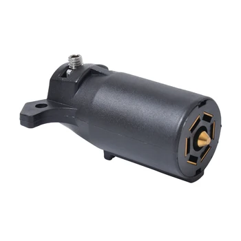 

1pc 7 Pin Trailer RV Trailer Wiring Adapter Light Connector Adapter Plug Caravans Trailer Semitrailers Adapter Connector